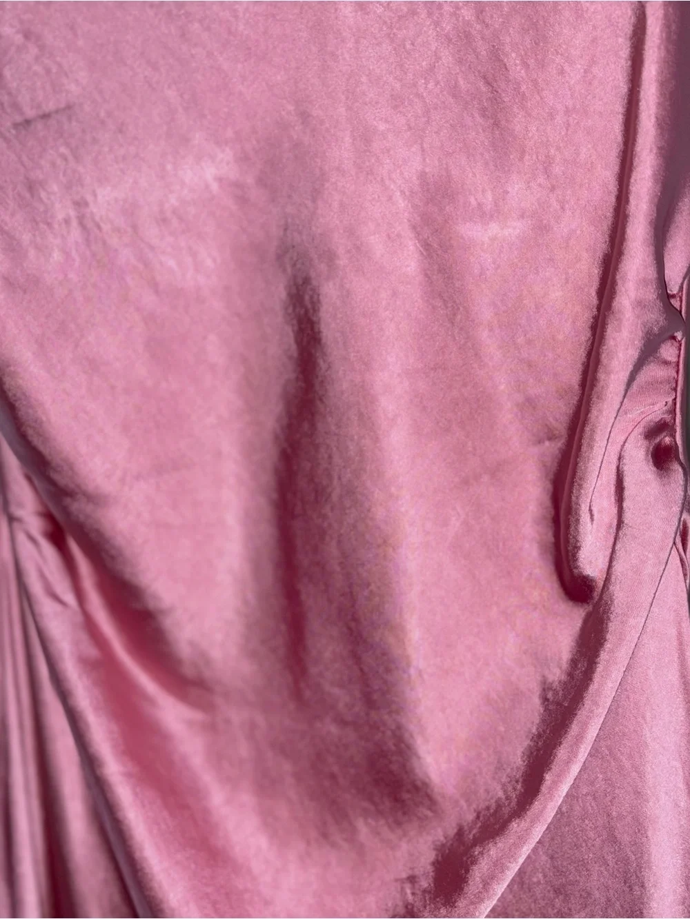 Joie Dusty Rose Satin Maxi Slip Dress - Picture 3 of 6